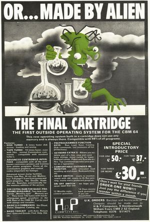 Final Cartridge 1 Advert